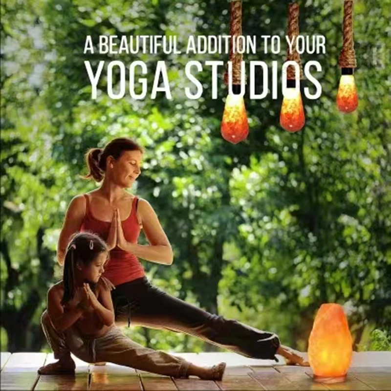 Гималайская светящаяся солевая лампа, 1 шт., фотолампы, эквивалент 60 Вт, теплое и желтое свечение, осветительное оборудование, украшения для дома, хорошее качество