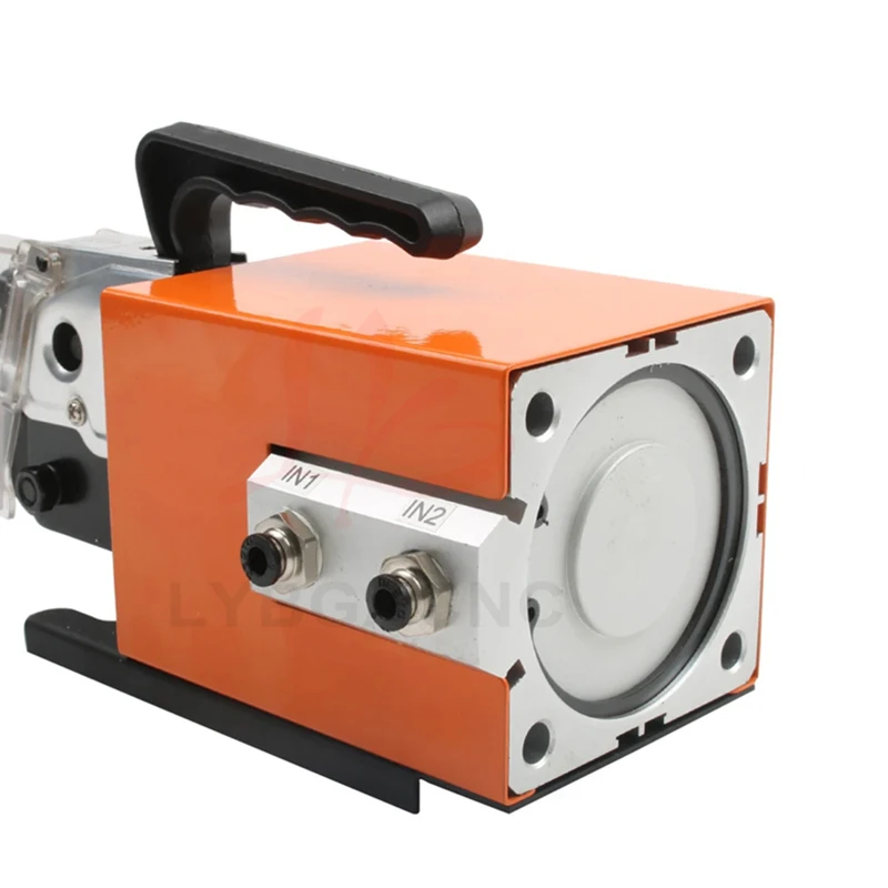 Pneumatic Crimping Tool Am-10 Air Powered Wire Terminal Crimping Machine Pneumatic Crimper Plier Machine 4 Sets Of Dies