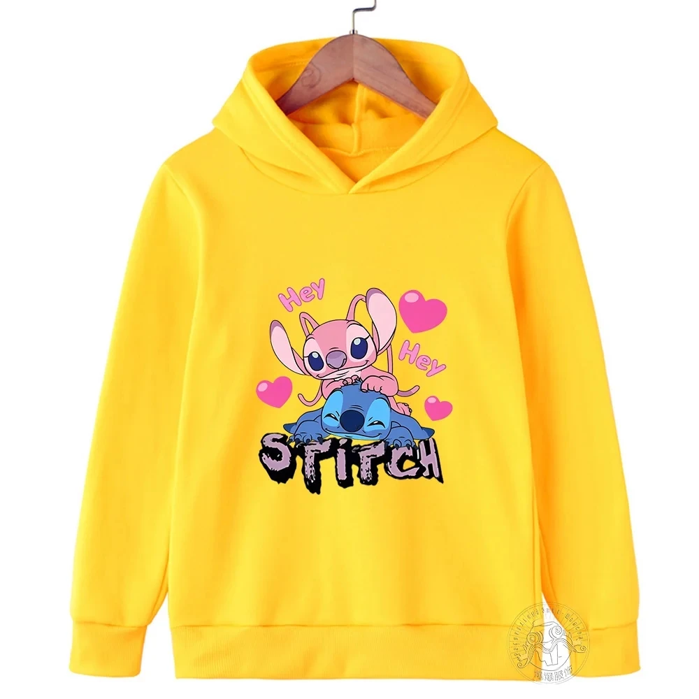 Spring and autumn cartoon fleece hooded sweaters for boys and girls, hoodies for sports and leisure sweaters