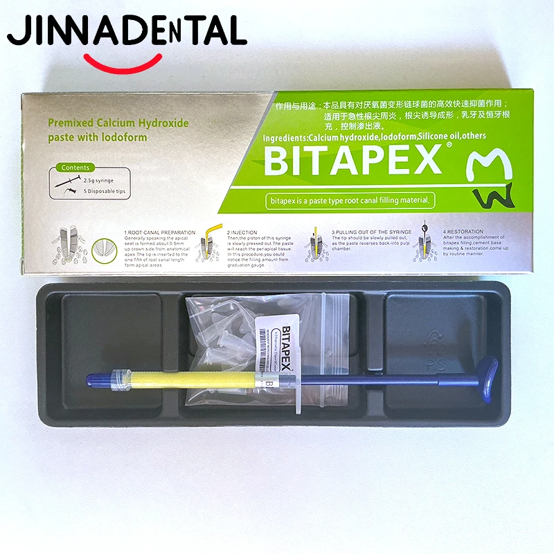 Dentistry Iodoform Paste Lodoform Calcium Hydroxide Baby Teeth Permanent Teeth Filler Root Canal Antibacterial Filling Injection