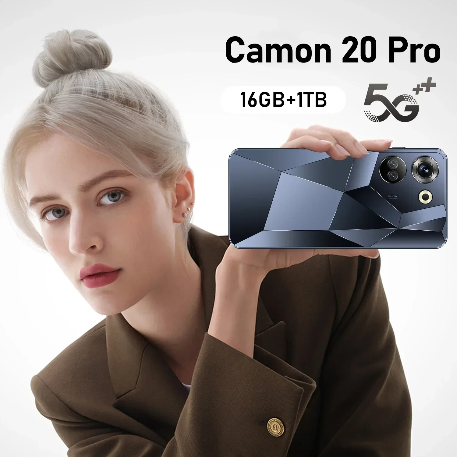 Global Camon 20 Pro,Smartphone Android,7.3 Inch,1TB ROM 16GB RAM,8000mAh Battrey,Cell Phone,50MP Camera,Dual SIM,Mobile Phones