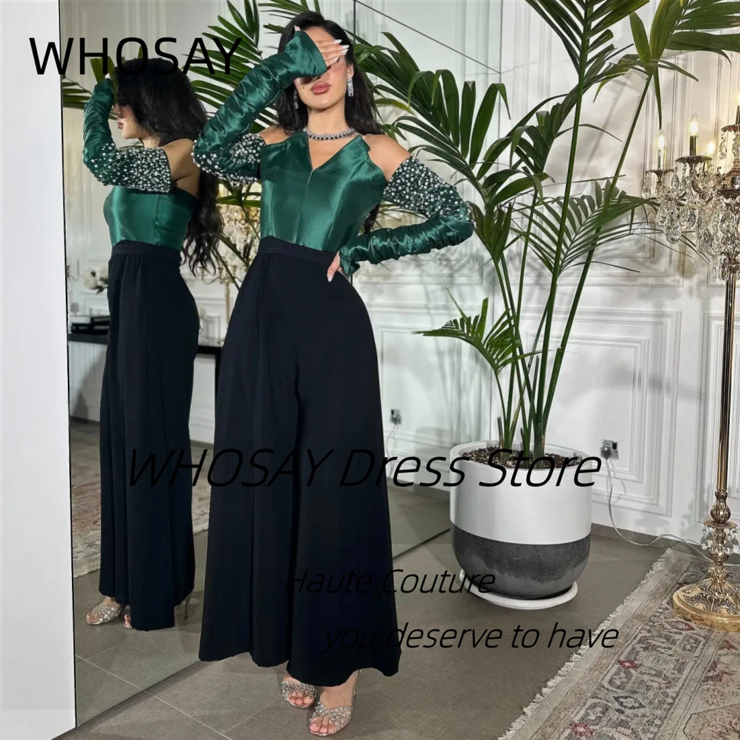 Women'S Formal Jumpsuit Evening Wear - WHOSAY Vestidos de fiesta de manga