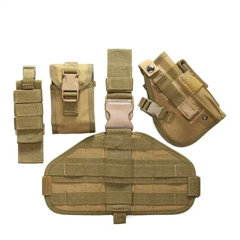 Coldre tático militar para arma, bolsa camuflada do exército, equipamento de caça ao ar livre, equipamento de caça