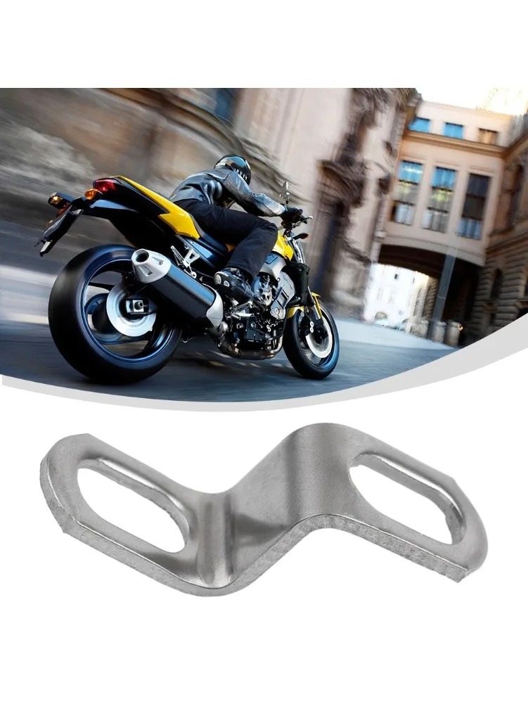 Motorrad-Auspuff-Schalldämpferrohr Z-Typ Befestigungsklammer Z-förmige Installationsklammer Vielseitige Auspuff-Schalldämpferhalterung