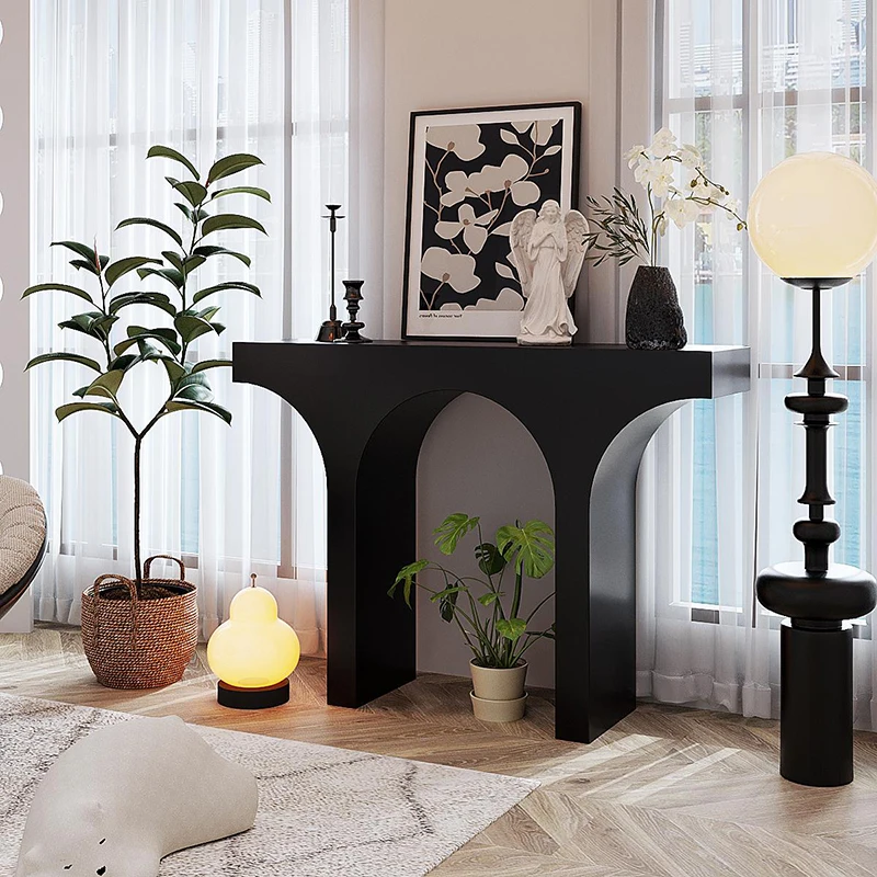 Storage Customizable Console Table Wide Customer Entryway Table Space Saving Comfortable Tavolo Ingresso Living Room Furniture view 4