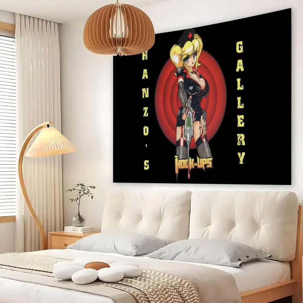 Cool Hook U-Ups Skateboards Tapestry Custom Living Bedroom Party Dormitory Interior Wall Bohemian Decoration Attached Clip
