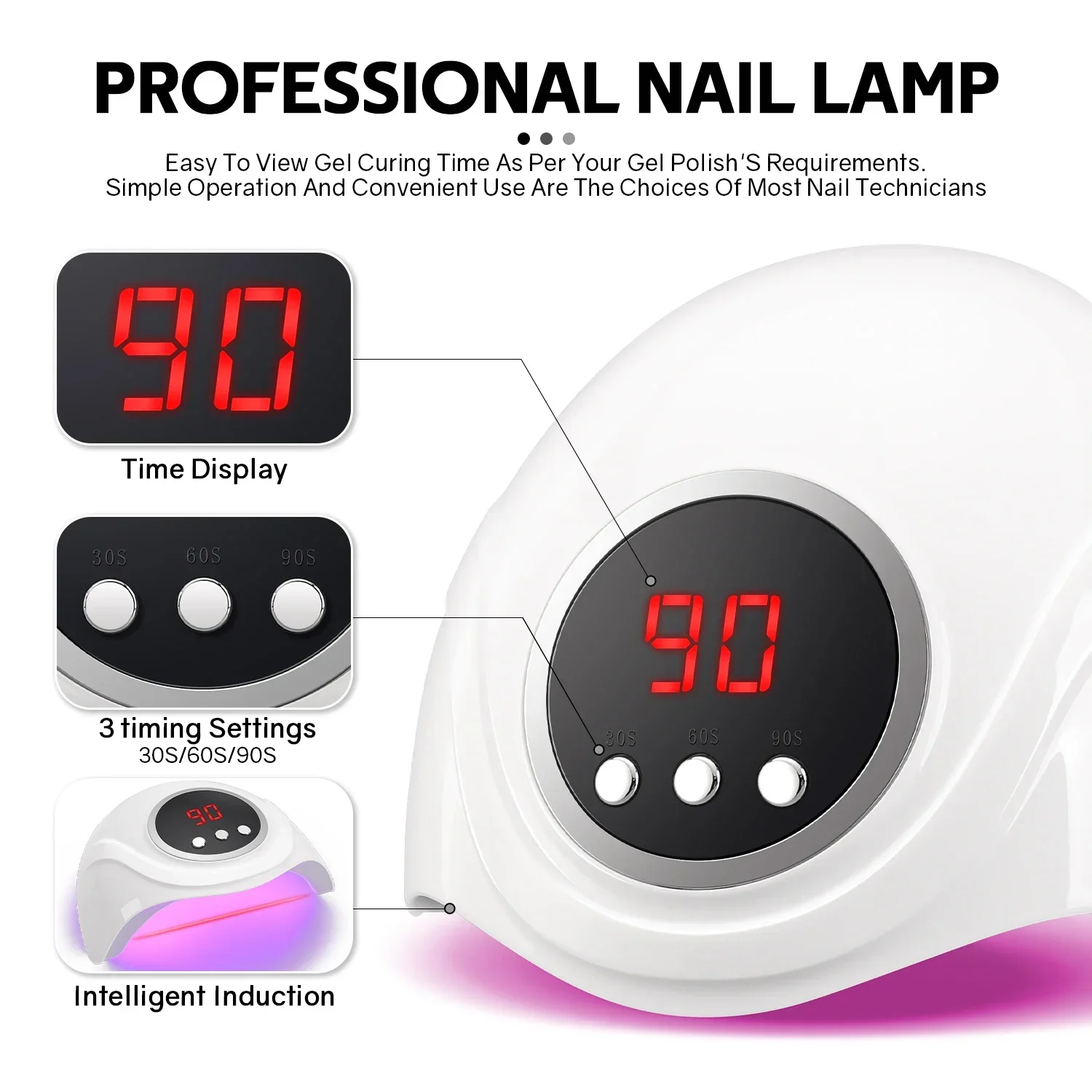 Hete Nail Droger Machine Draagbare Usb-Kabel Thuisgebruik Nagellamp Voor Het Drogen Van Nagels Vernis Met 24 Stuks Kralen Uv Led Lamp