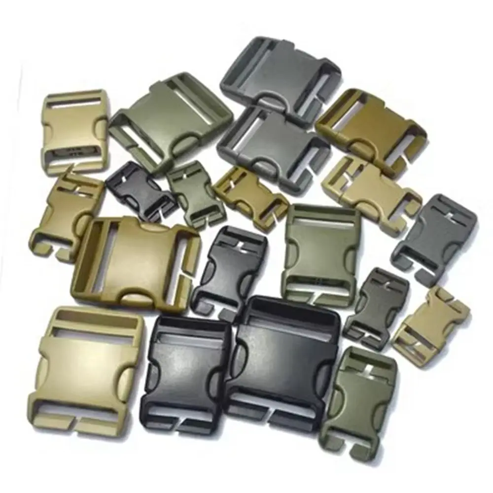 DIY Plastic Webbing Buckle Release Buckles Strap Clip Men Belt Paracord Bracelet Bag Accessories 20mm 25mm 38mm 50mm