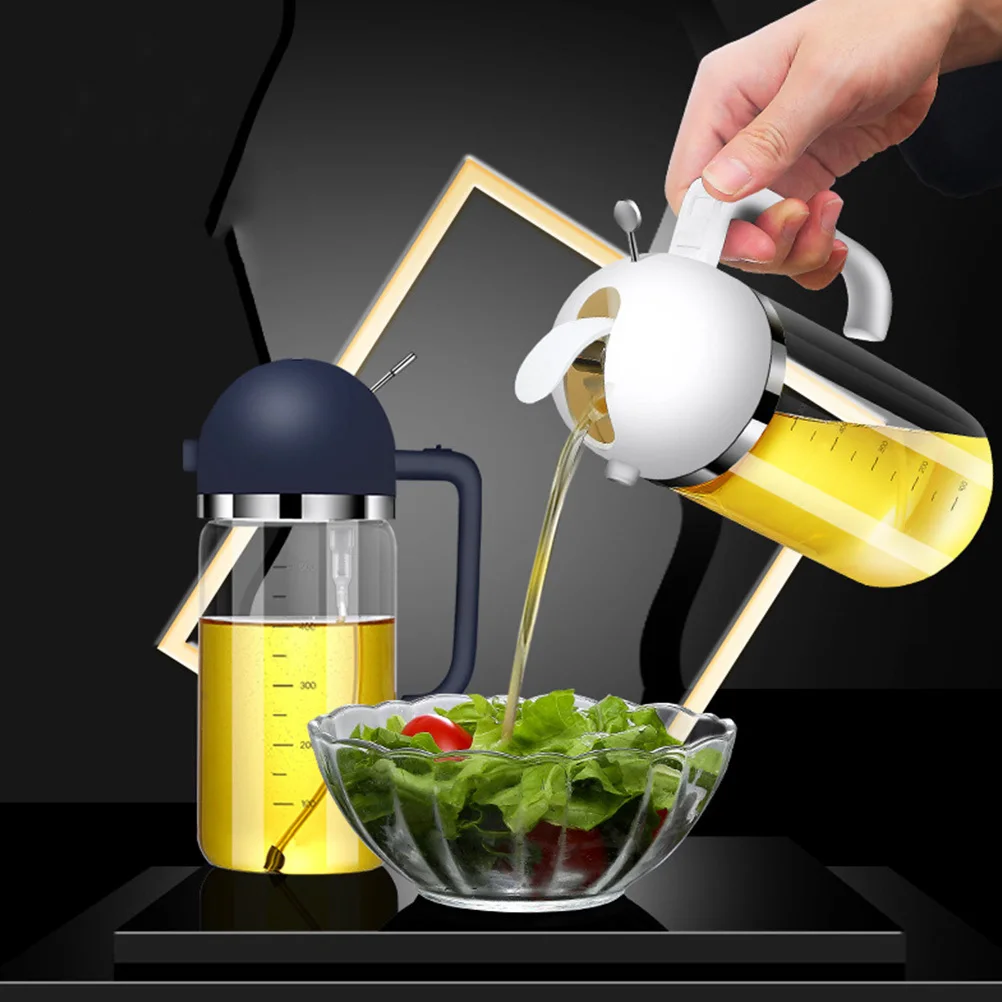 

Automatic Open Close Oil Dispenser Premium Kitchen Material Vinegar Soy Sauce Oil Storage Transparent Bottle Sprayer