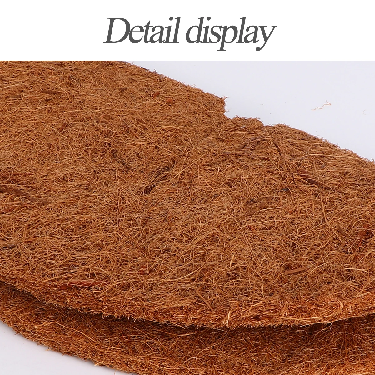 

2pcs Coconut Palm Mat 45x45cm Plants Ring Flowerpot Cushion Wear-resistant Protector Natural -friendly Durable Soft