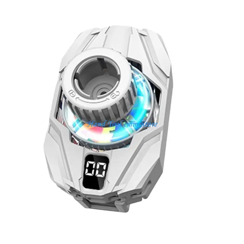 H37F Automatic Adjustable Clip Mount Cooling Fan with Cold Shoe & Temp Display