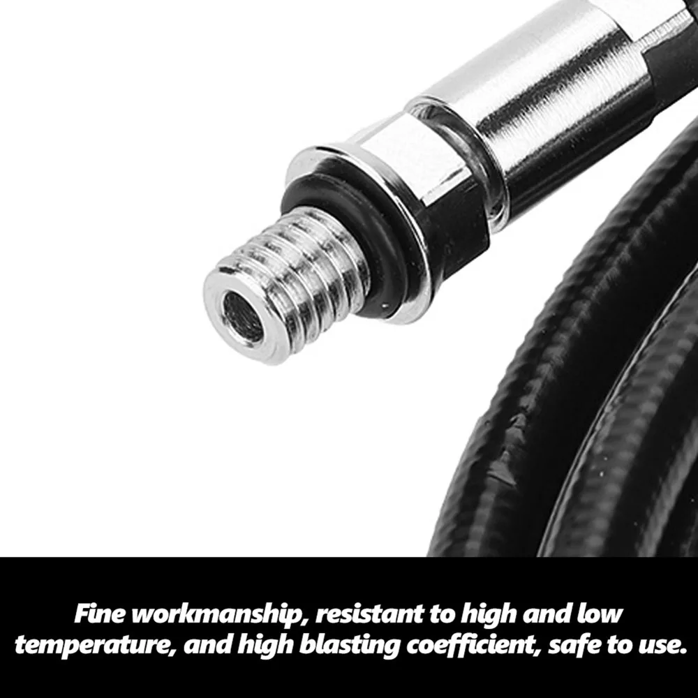 

1 Set 2m Length Bicycle Brake Hose Stainless Steel+ Nylon Hydraulic Disc Brake Hose for AVID E5 E9 ER XX XO