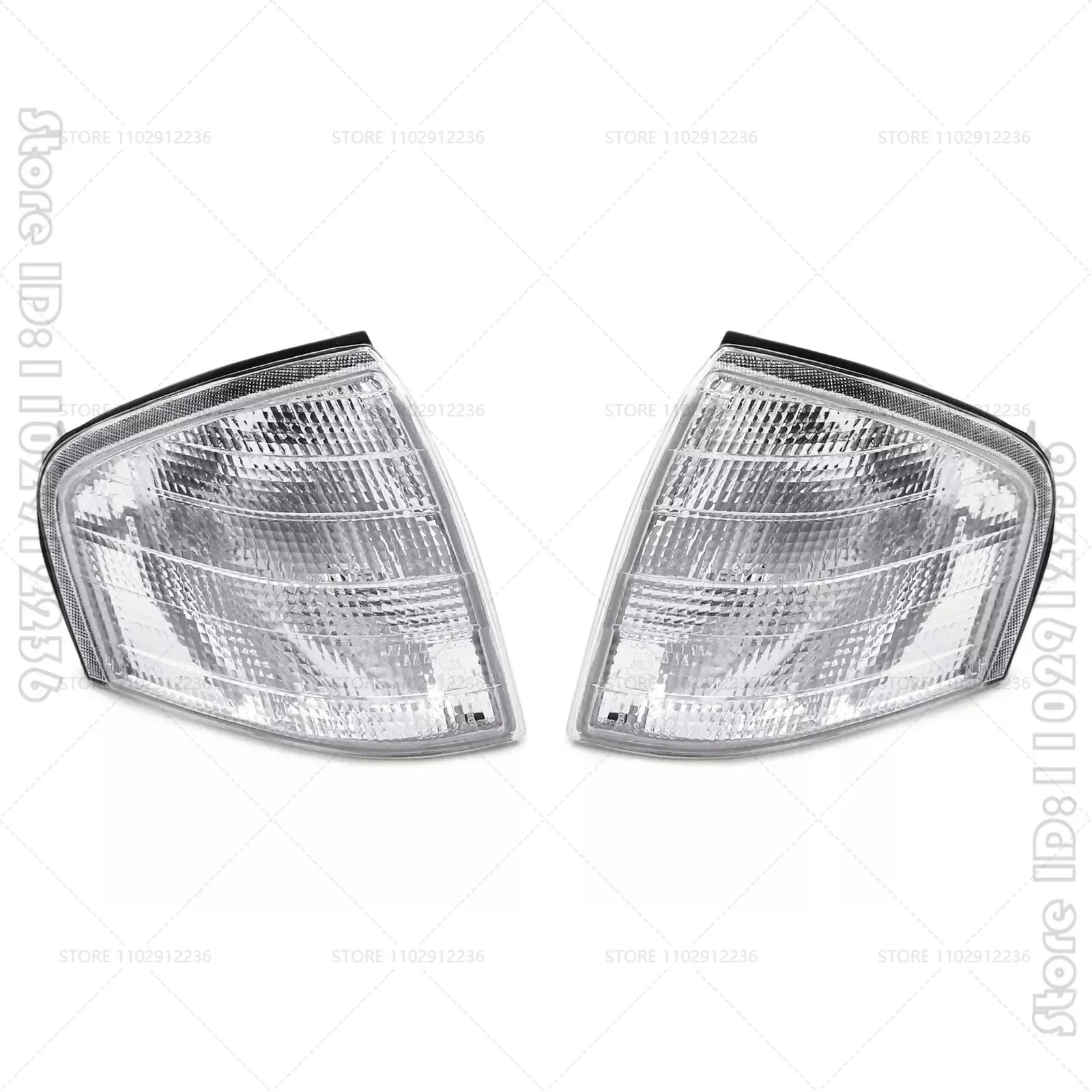 for 1993-2000 W202 Mercedes Benz C Class Front Indicator Corner Light Signal Lamp No Bulb 2028260943 2028261043