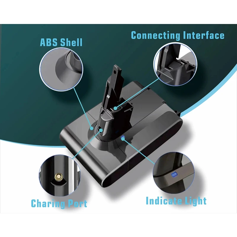 for Dyson Battery SV12 6800mAh 100Wh Replacement battery for Dyson V10 battery V10 Absolute V10 Fluffy cyclone SV12