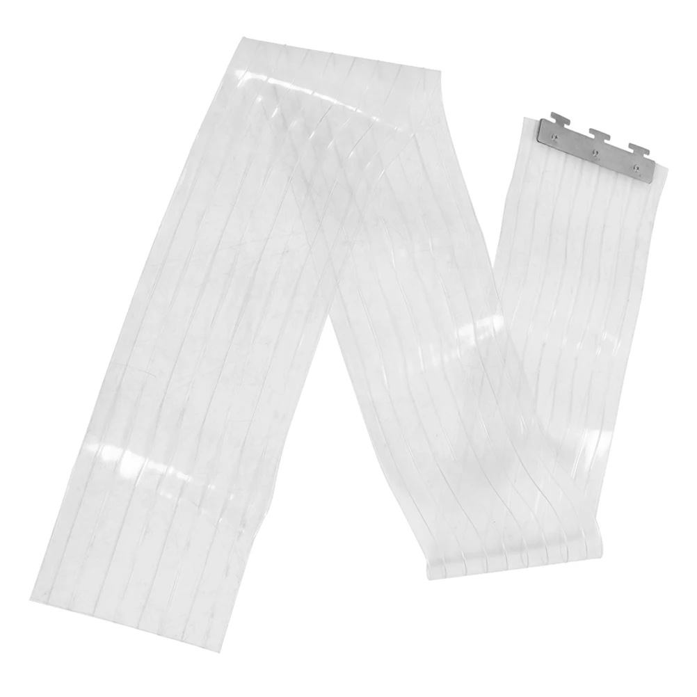 

Plastic Door Strip Curtain Stainless Steel Edge Partition For Commercial Home Air Conditioning Isolation Kitchen Balcony