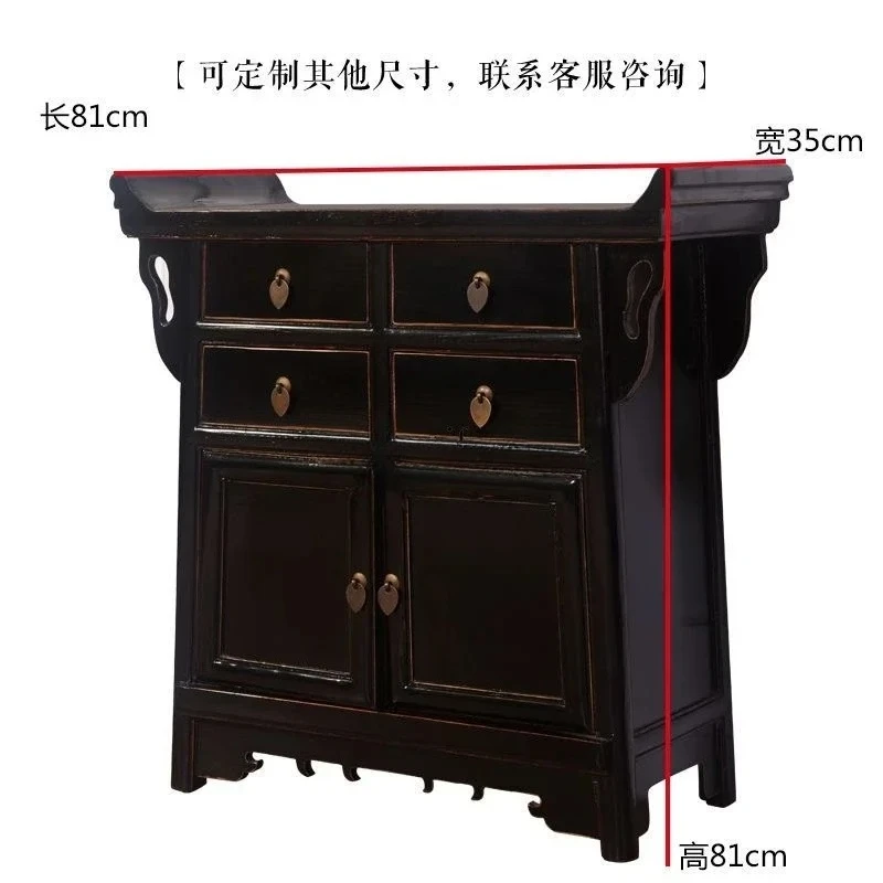 خزانة مدخل مقلوبة، قسم بهو، خزانة جانبية للتخزين قديمة وقديمة #4