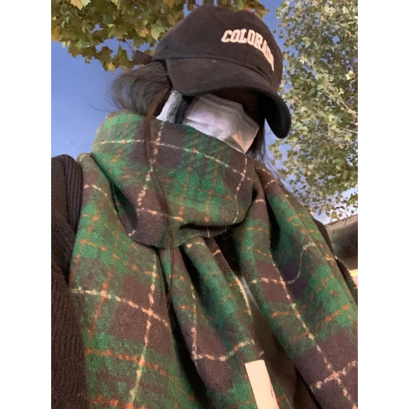 

Women Winter Luxury Fashion Casual Solid Cashmere Scarf Foulard Neck Warmer Ladies Korea