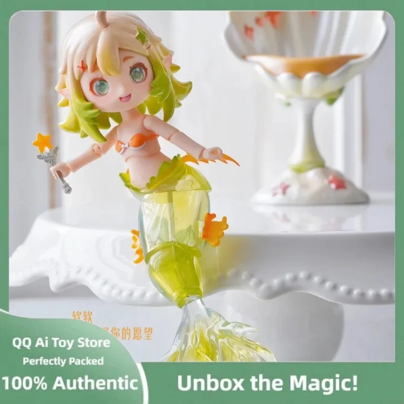 Oryginalna seria Aiye Mermaid Island Bjd Blind Box Ruchoma lalka Kawaii Zestaw zabawek syreny Kawaii Prezent dla dziewczyny na dzień niespodzianki