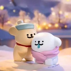 New Maltese Line Dog Warm Warm Series Blind Box Mystery Box Caixa Caja Dolls Gift Anime Action Figure Toys