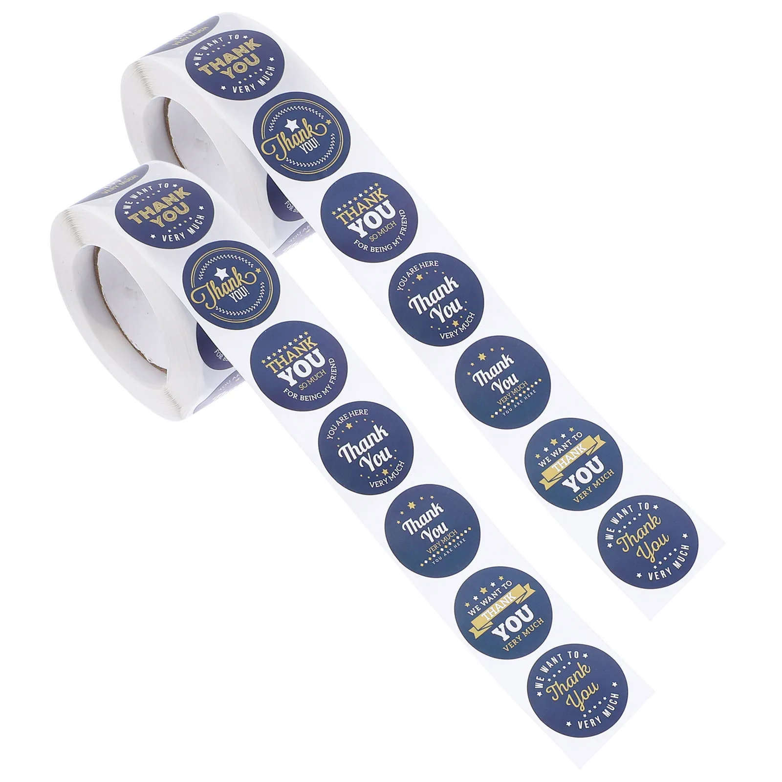 

2pcs 2 Rolls Thank You For Teachers Self Adhesive Decorative Label Stickers Sealing Stickers For Packaging Envelope Gift Baking