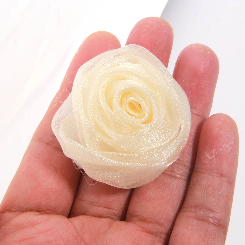 Rose artificielle en satin hau - Baby Clothing High End avis et prix