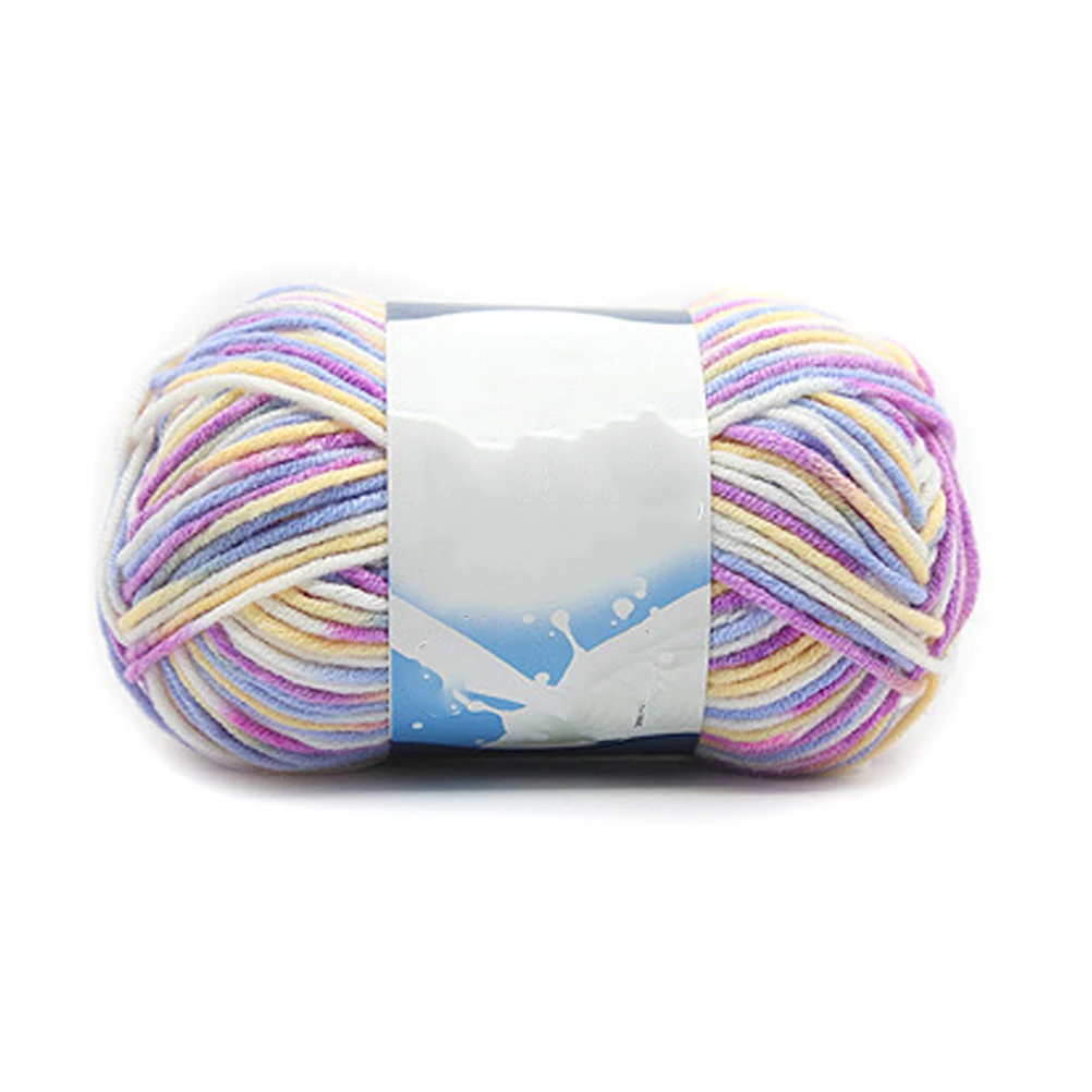 

Milk Cotton Yarn 50G Knitting Accessories for Sweater Crochet Chunky Hand Thread Weave Baby Shoes Scarf Gloves Soft Warm