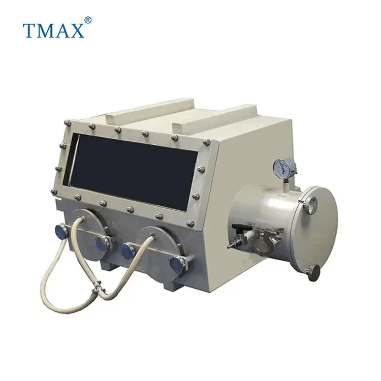 TMAX brand Laboratory Middle Size Benchtop Stainless Steel Vacuum Glove Box for Li-ion Battery