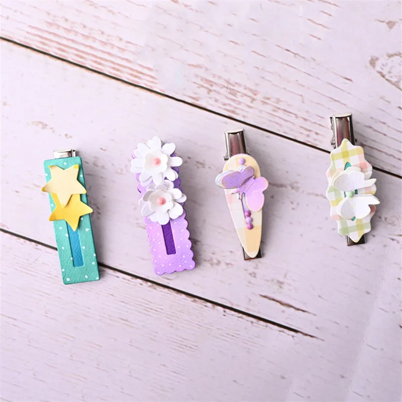 Metal Cutting Dies Mold Hairpin Scrapbooking Decoration Paper Cards Craft Knife Mould Blade Punch Template Embossing Stencils