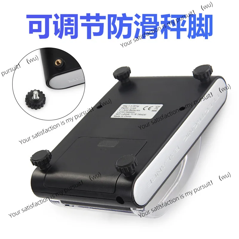 50G/0.001g Carat Electronic Scale Diamond Jewelry Scale Gram Weighing High Precision Small Electronic Gold Carat Scale