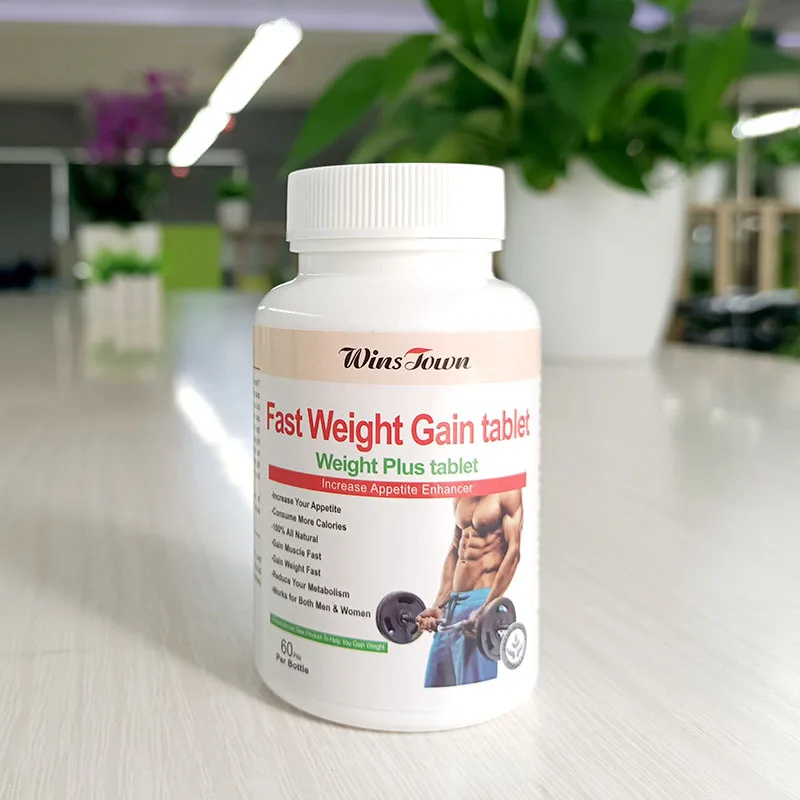 2 Bottle Fast Weight Gain Pills for Both Men Women Fat Increasing Tablets Muscle Mass Body Firming Strengthening Belly Muscle