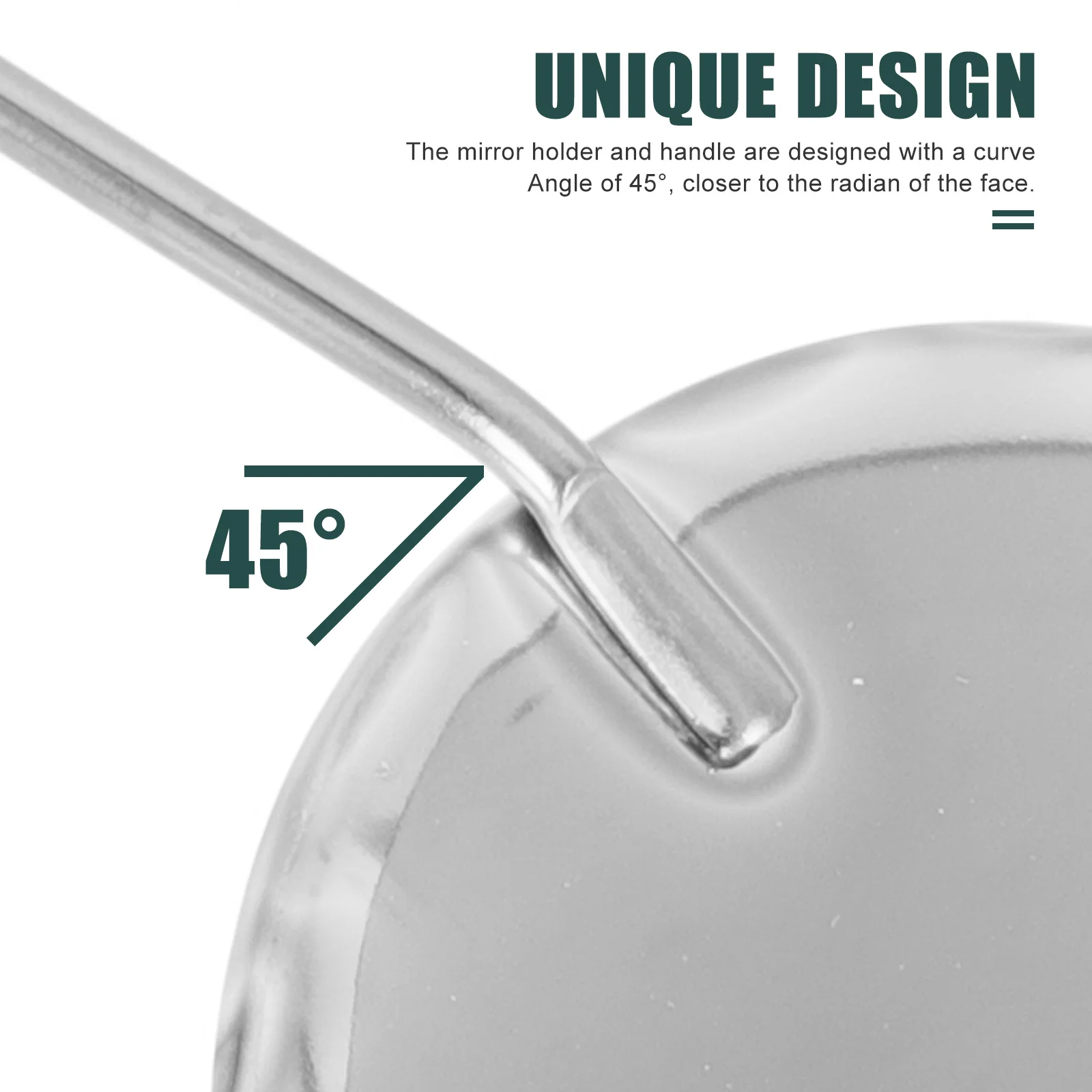 1 Set Set di strumenti per l'estensione delle ciglia Pinzette per innesto delle ciglia in acciaio inossidabile Specchio HD antiappannamento Fornitura di bellezza per salone portatile per