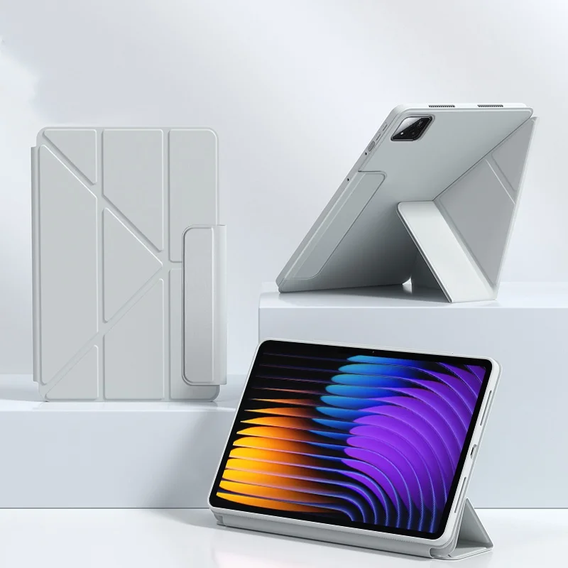 

For Xiaomi Pad 8 Case 11.2 inch Multi-Folding Protective TPU Shell Funda For Xiaomi Pad 8 Pro Mi Pad 8 11.2 inch Tablet Cover