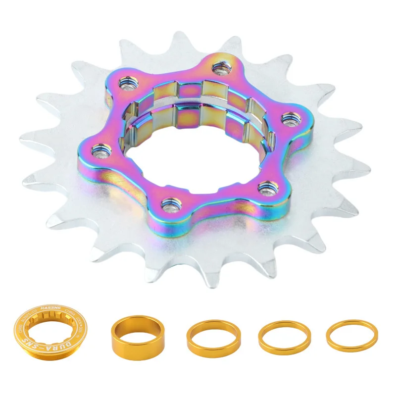 Single Speed Bicycle Cassette Kit K7 HG 13T-22T Bike Flywheel for AM BMX Soil Slope Truck 8-11 Speed Compatible