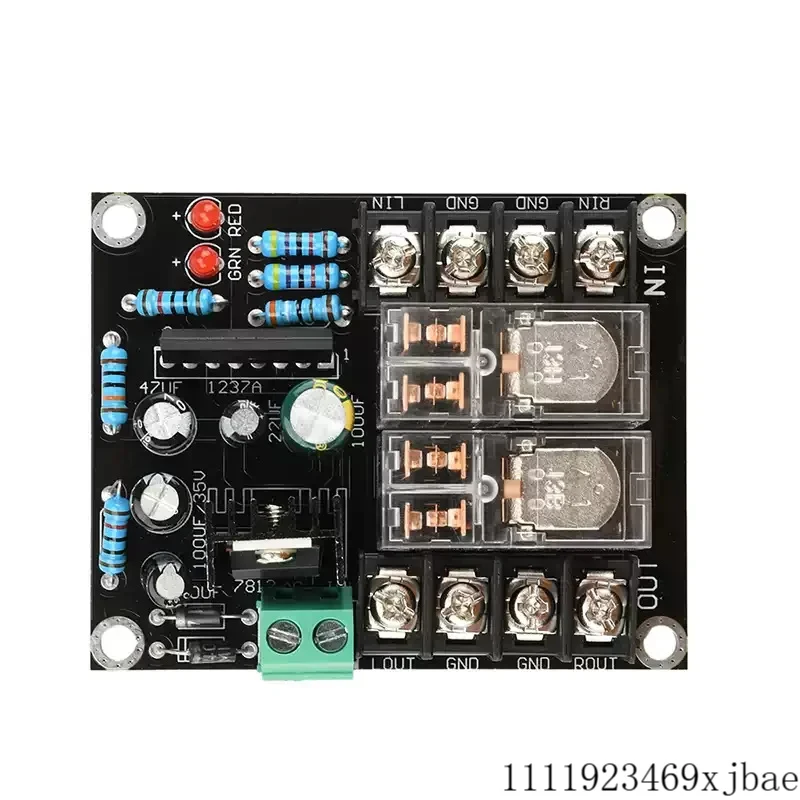 AC 12~18V UPC1237 Speaker Protection Board Dual Parallel Relay Independent Power Supply 300Wx2 High Power With Indicator Light