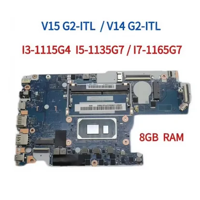 

NM-D474.For Lenovo V14 G2-ITL V15 G2-ITL Laptop Motherboard with I3-1115G4 I5-1135G7 CPU. 4GB 8GB RAM.100% Fully Tested