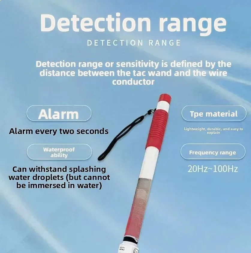 Portable Handheld TAC Leakage Detector Rod Suitable for Emergency Rescue Leak Detection