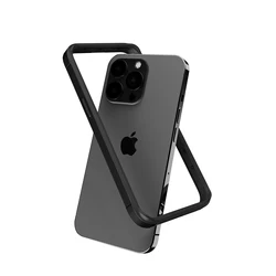 Soft Slim Bumper Case For iphone 16 15 Pro Max Plus 14 13 12 Flexible Silicone Anti-Knock Non-Slip Matte Frame Phone Cover Black