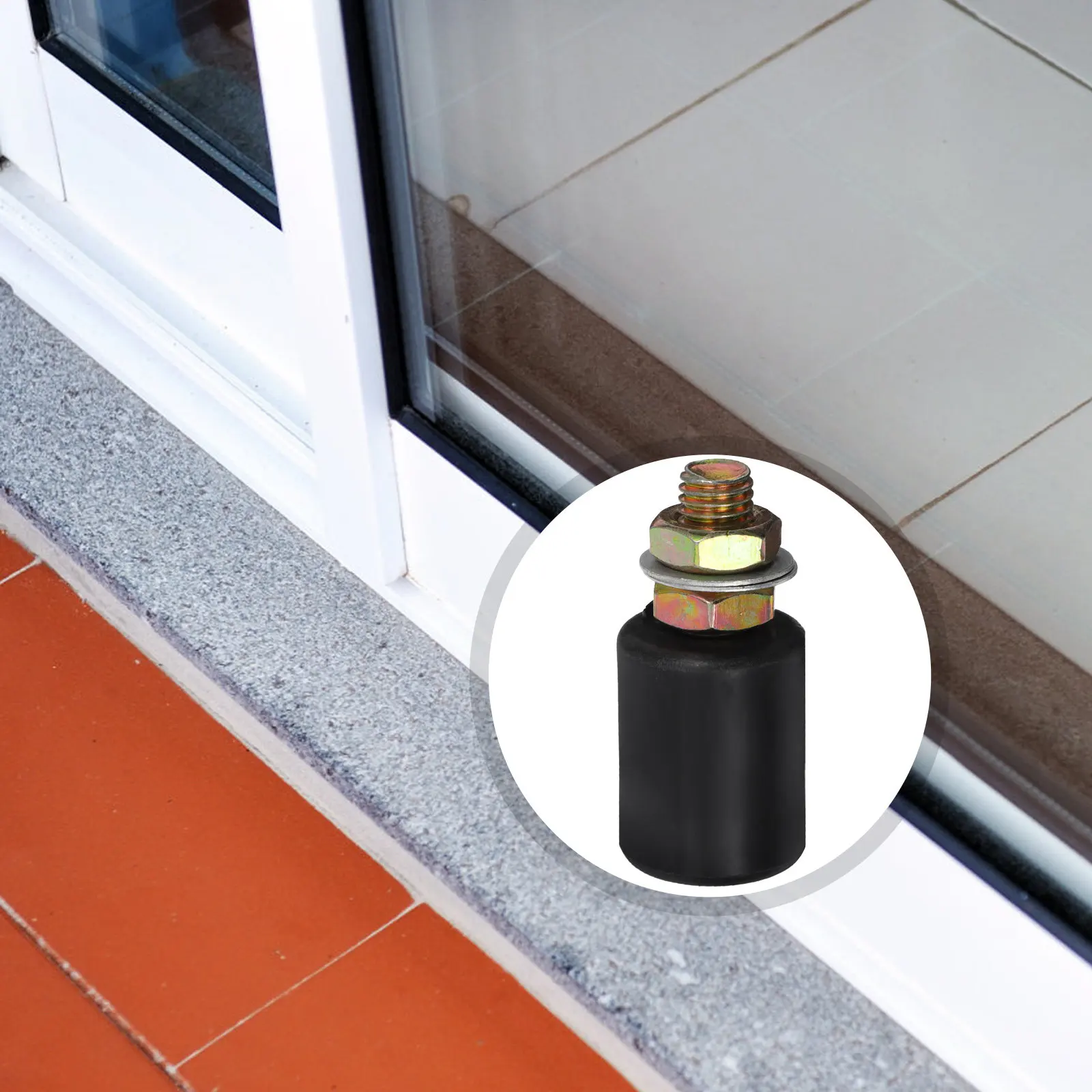 4Pcs High Performance Nylon Sliding Gate Wheel for Rail Doors Sliding Doors Yard Gates Reversing Railings Gate Support