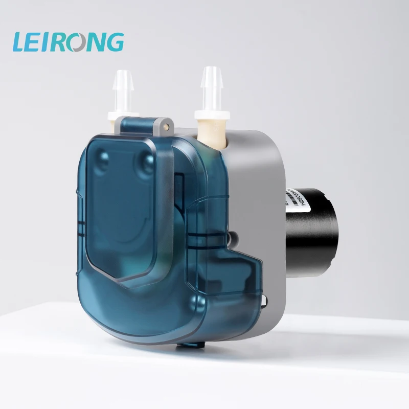 LeiRong Peristaltic Pump with Visible Work & Low Noise Operation, Spring Compensation Prevents Reflux