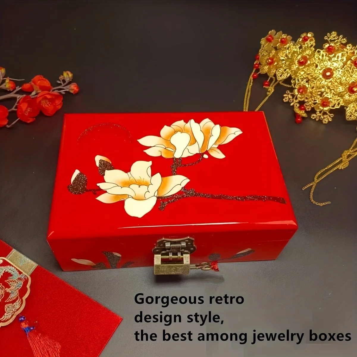 Jewelry Box, Case, Storage Box Organizer, Watch Storage Box. A Jewelry Box Inspired by Eastern Colors, Handcrafted with Artis