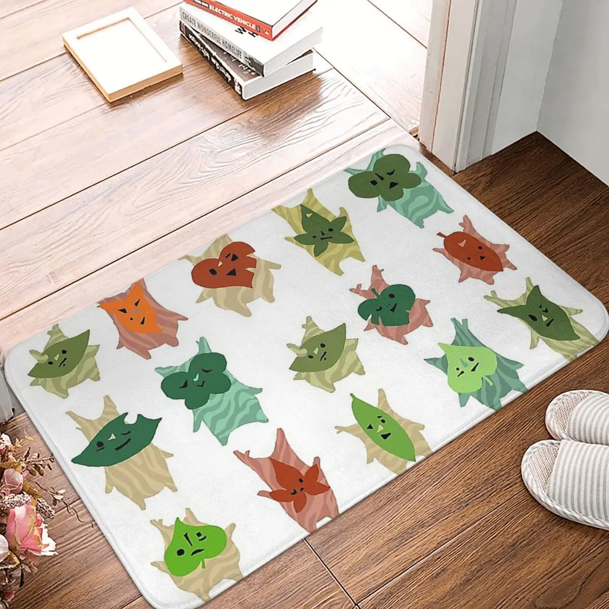 Yahaha! Koroks Anti-slip Doormat Floor Mat Washable Carpet Rug for Kitchen Entrance Home Bedroom Footpad Mats