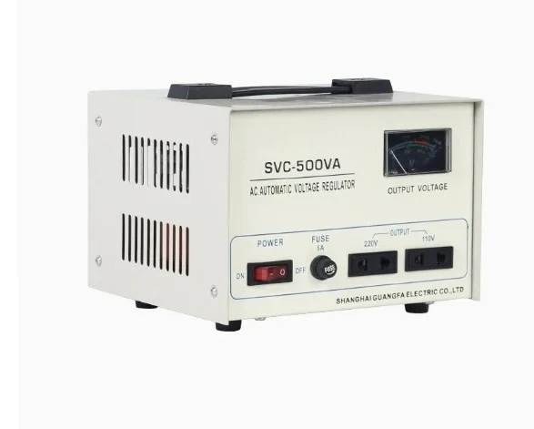 Applicable to Guangfa single-phase voltage regulator fully automatic 220V high-power household export AC voltage regulator SVC-1