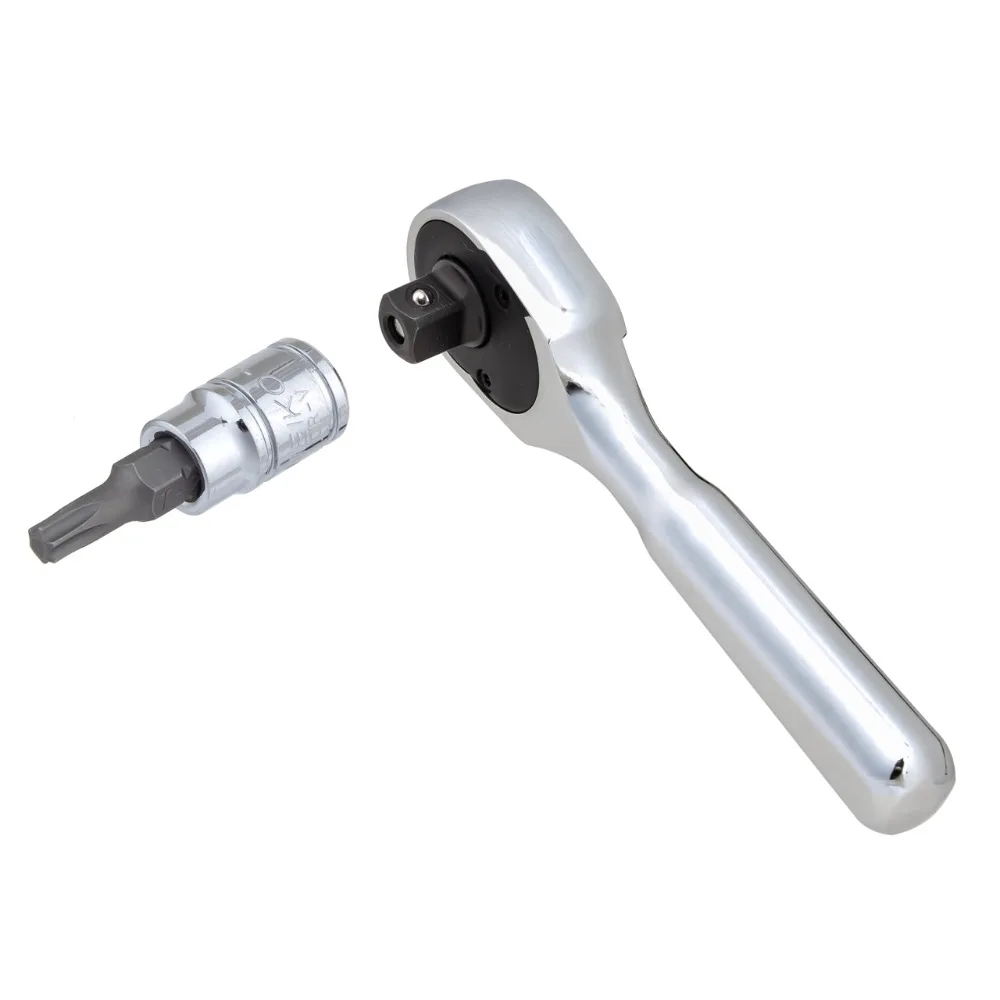 Quick Release 72-Tooth Drive Stubby Ratchet Two-way 1/4 Square Head Spanner Mini Ratchet Wrench Duty Work