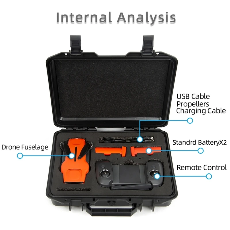 Waterproof Hardshells Carry Case Explosion-proof Storage Suitcase For FIMI MINI 3 Drones and Accessories Adventure Ready