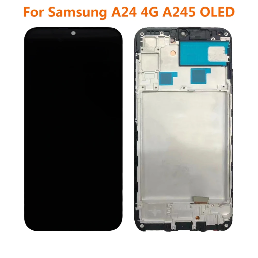 OLED For Samsung A24 4G LCD A245 SM-A245F SM-A245F/DS Display Touch Screen Digitizer Assembly Repair Parts