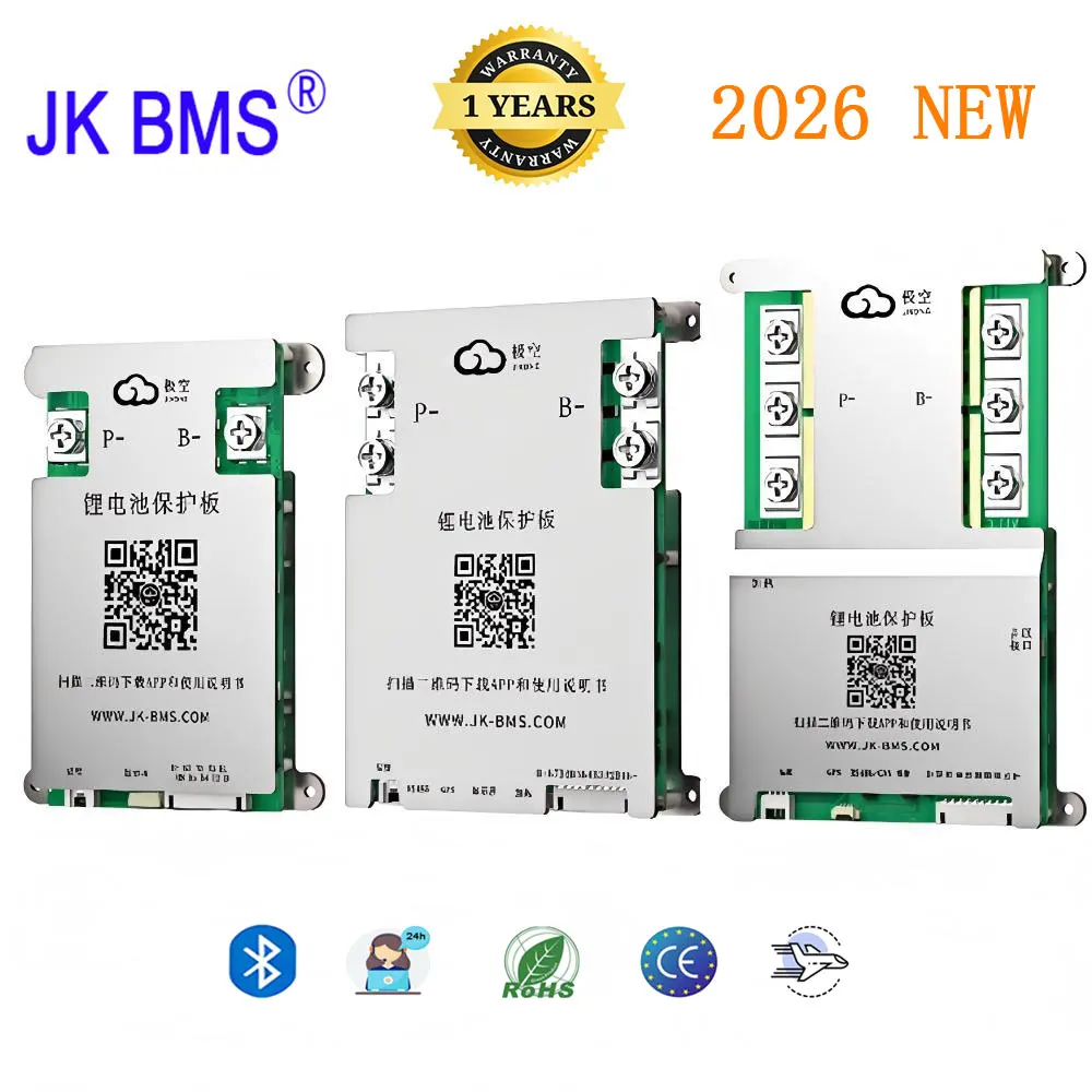 

JK BMS 11S 36V 300A High Current Active Balancer, Bluetooth APP Control Battery Management System for Lithium Batteries