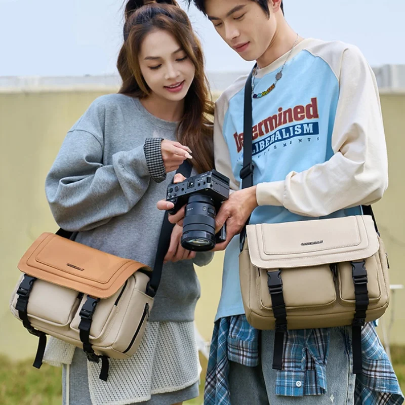 camera sling bag Waterproof Photography Crossbody Camera handBag with tripod holder laptop Compartment DSLR /SLR Shoulder Bag