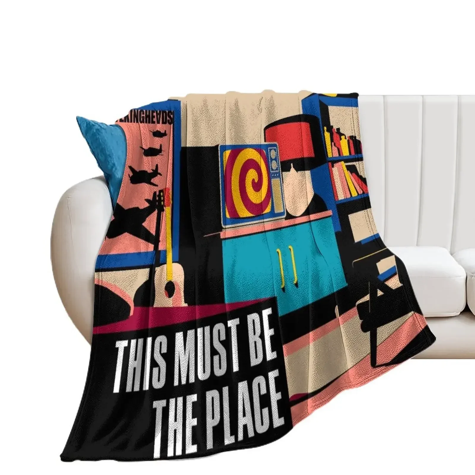 

Talking Heads - This Must Be The Place Throw Blanket Retros Loose Blankets