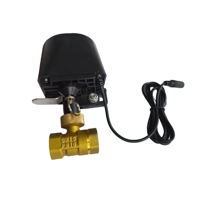 

EYFL-Tuya Smart 3.0 Wifi Gases Water Vavle Wifi Stop Check Valve DN15 Wireless Switch Control Timer With Alexa Google Home US US