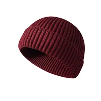 Winter Knittted Cap  Solid Color Hip Hop Cap Unisex Skullies & Beanies - Image 6